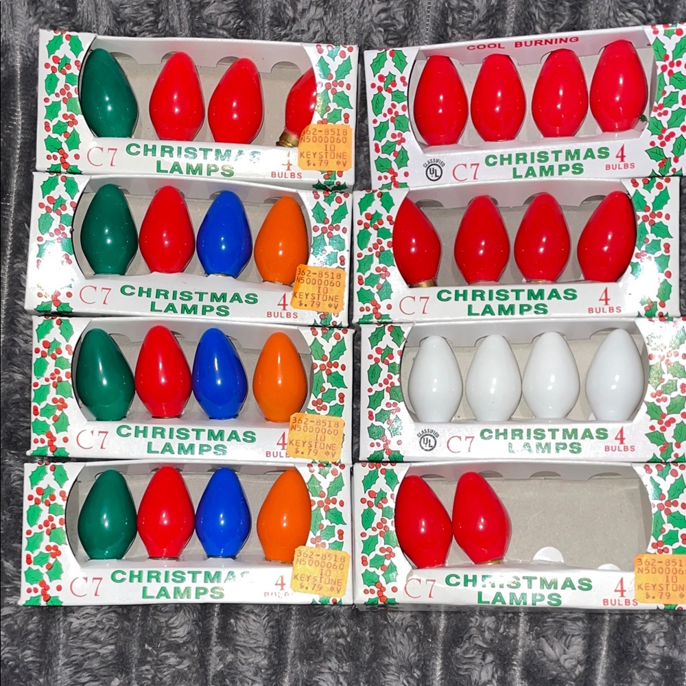 Colorful C7 Christmas Lamps